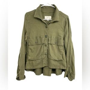 The Great. Swingy Army Jacket Size 2 Medium NWOT